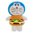 Doraemon Hamburger Soft Stuffed Plush Multiple Sizes