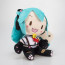 Hatsune Miku Cosplay Cat Plush Toy 25cm 9.8inches