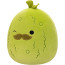 Squishmallows Charles Pickle with Mustache Plush Toy 20cm 7.87inches