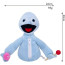 Yeeps Hide And Seek Soft Stuffed Plush Toy 20cm 7.87inches Blue