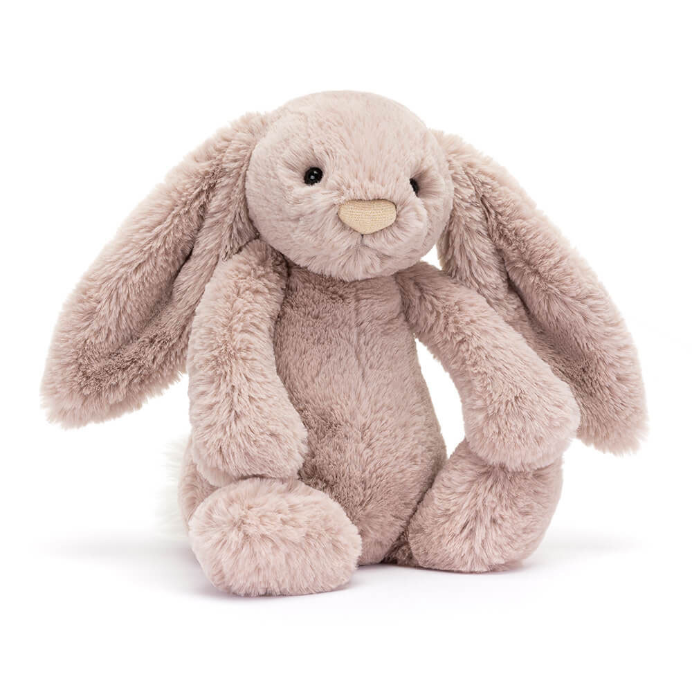 Jellycat Bashful Luxe Bunny Rosa Medium Soft Stuffed Plush 31cm 12.2inches