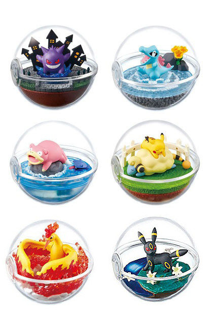 Re-ment Pokemon Terrarium Collection 4 Box Set of 6