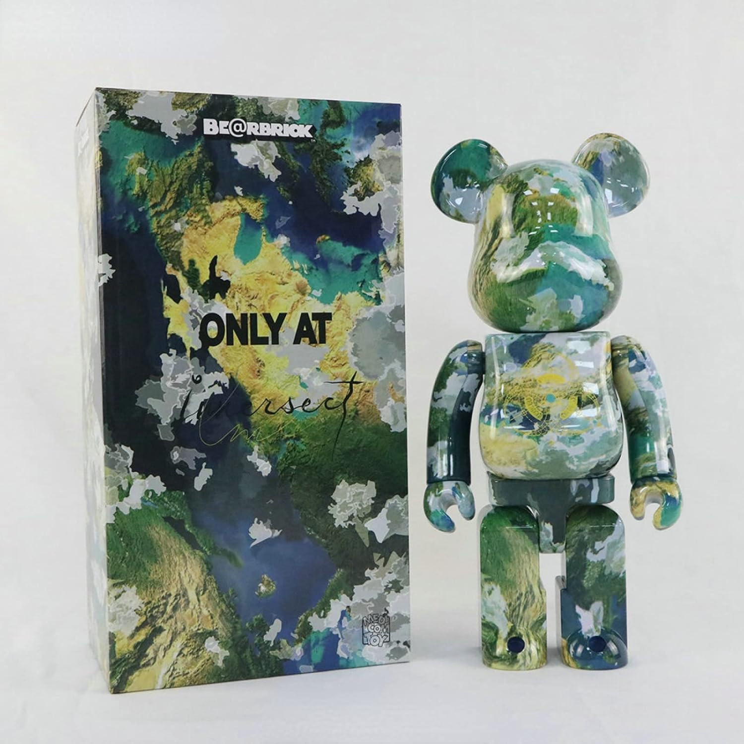 Bearbrick Innersect Earth 400% Figure 28cm 11.02inches