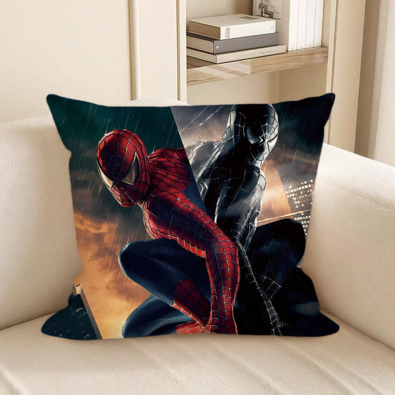 Spider Man Black Suit Marvel Soft Stuffed Plush Pillow Multiple Sizes
