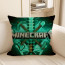 Minecraft Green Logo Soft Stuffed Plush Pillow Multiple Sizes