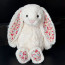 Jellycat Blossom Cherry Bunny Medium Soft Stuffed Plush 36cm 14.17inches
