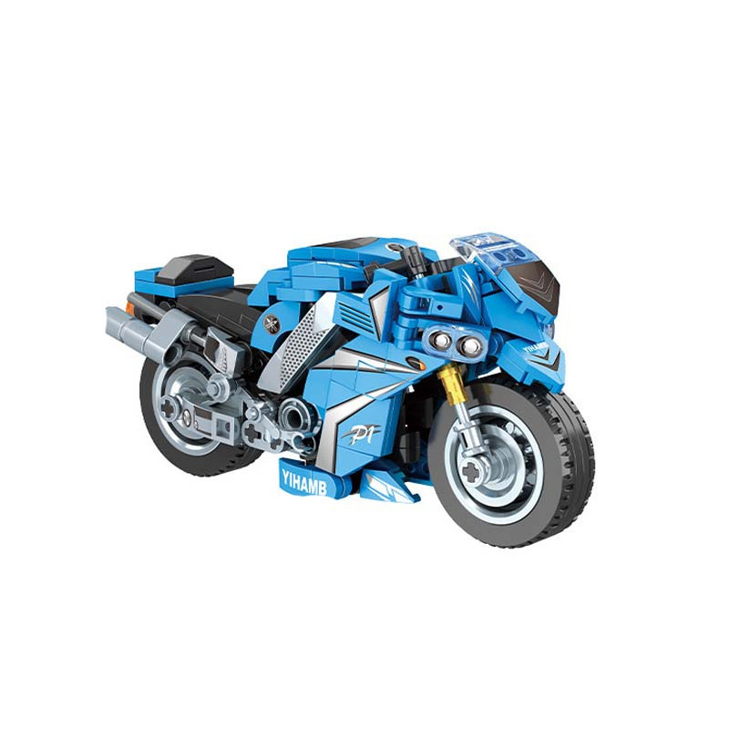 Yamaha Motorcycle Custom Brick Building Kit
