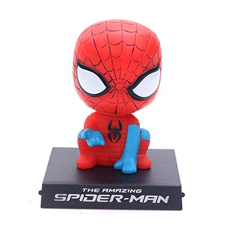 The Amazing Spider Man Shaking Head Figure Car Decoration Accessories
