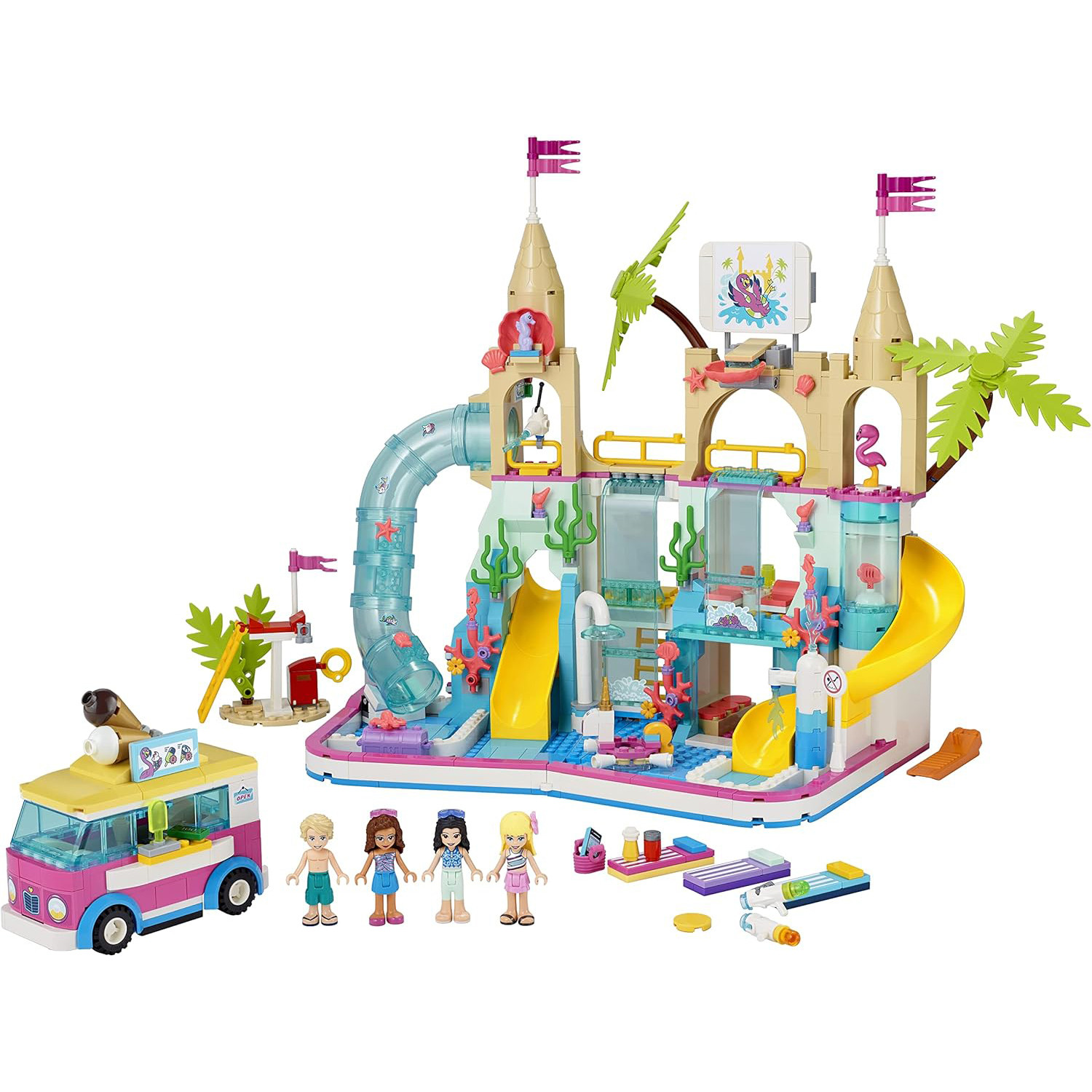 Friends Summer Fun Water Park 41430 Brick Building Kit