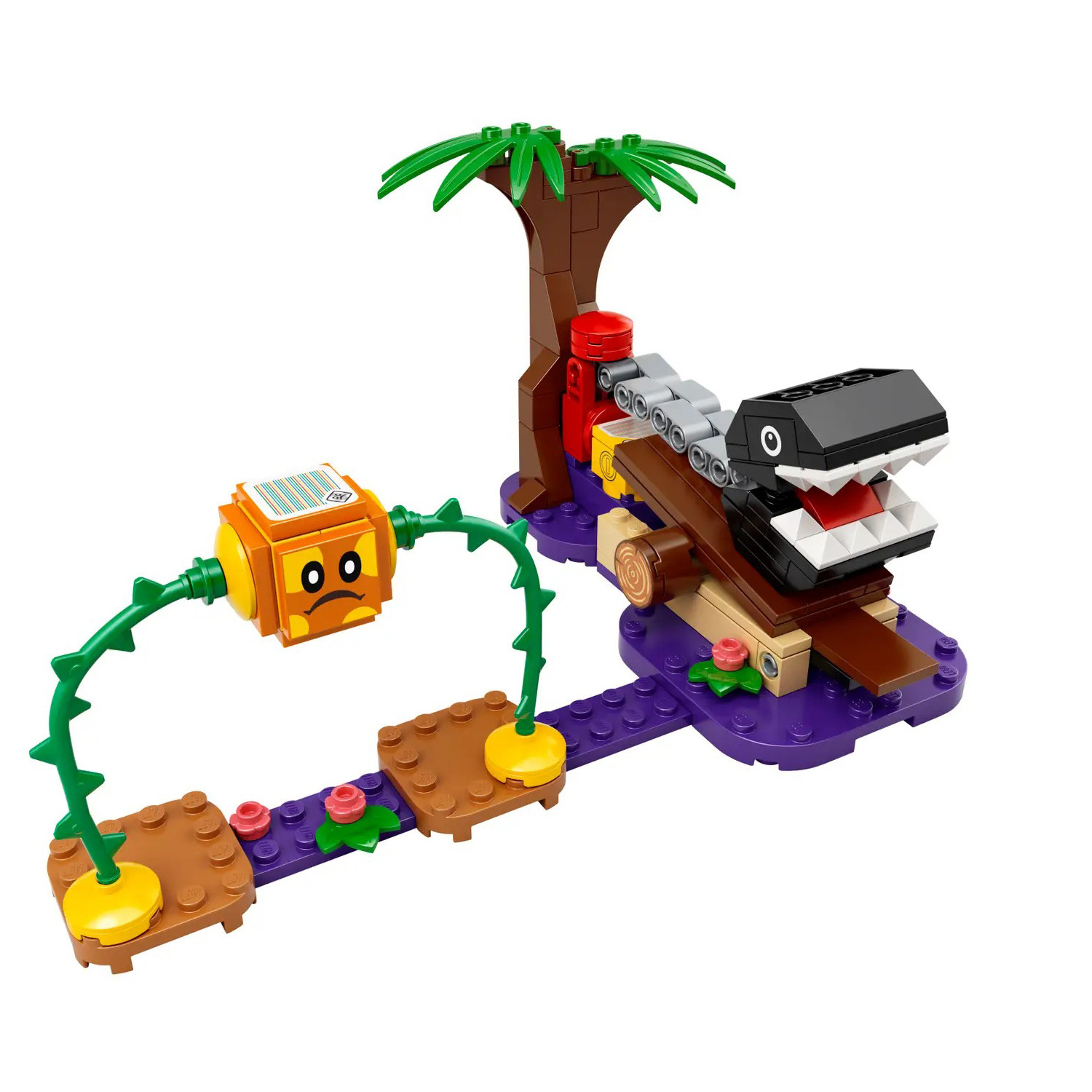 Super Mario Chain Chomp Jungle Encounter Expansion Set 71381 Brick Building Kit