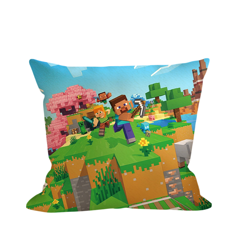 Minecraft Alex & Steve Charging Soft Stuffed Plush Pillow Multiple Sizes