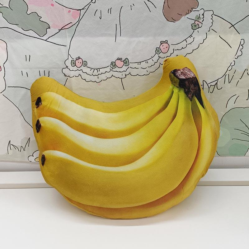 Realistic Fruit Plush Pillow 43cm 16.93inches Bananas