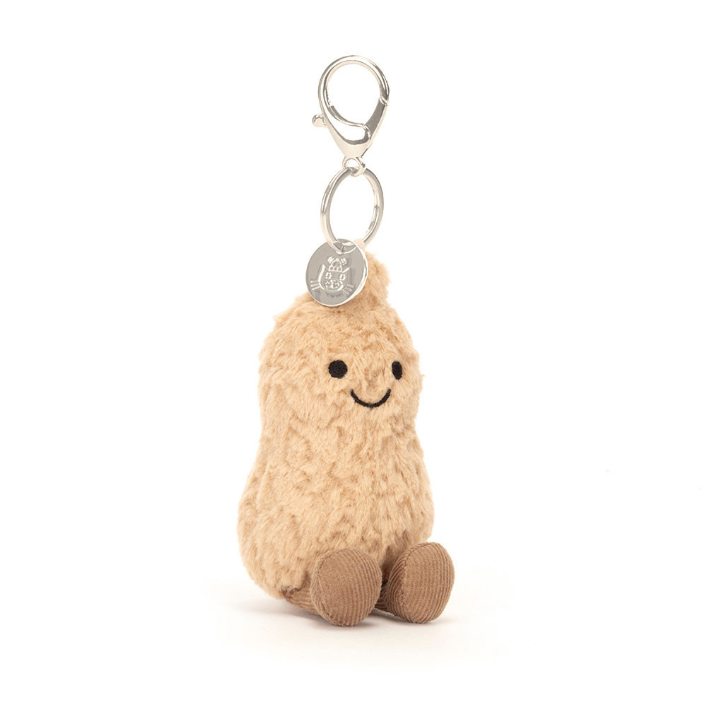 Jellycat Amuseables Peanut Bag Charm 12cm 4.72inches