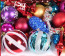 Mega Bulb and Ornament Christmas Tree Decoration Pack - 75 PCS