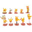 Pikachu From Pokemon Figure Statue 10 Pcs Set