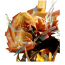 Zenitsu Agatsuma From Demon Slayer Figure Statue With Lighting Effect