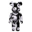 Bearbrick Monochromatic 400% Figure 28cm 11.02inches