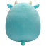 Squishmallows Tuluck the Blue Cow Plush Toy 20cm 7.87inches