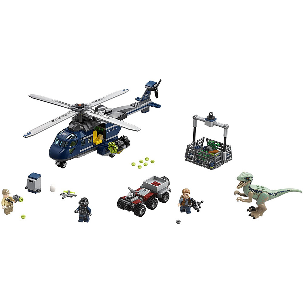 Jurassic World Blue’s Helicopter Pursuit 75928 Brick Building Kit