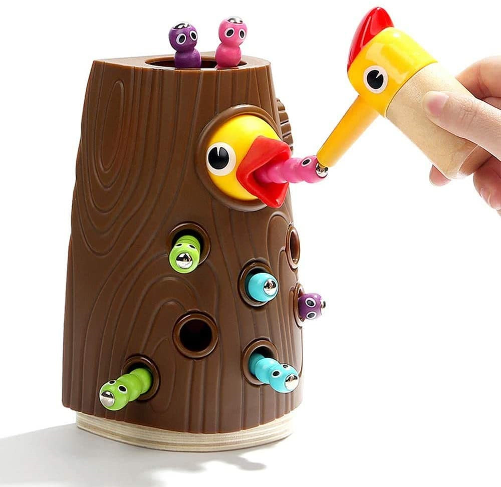 Kids Hand Eye Coordination Playset Feed The Bird