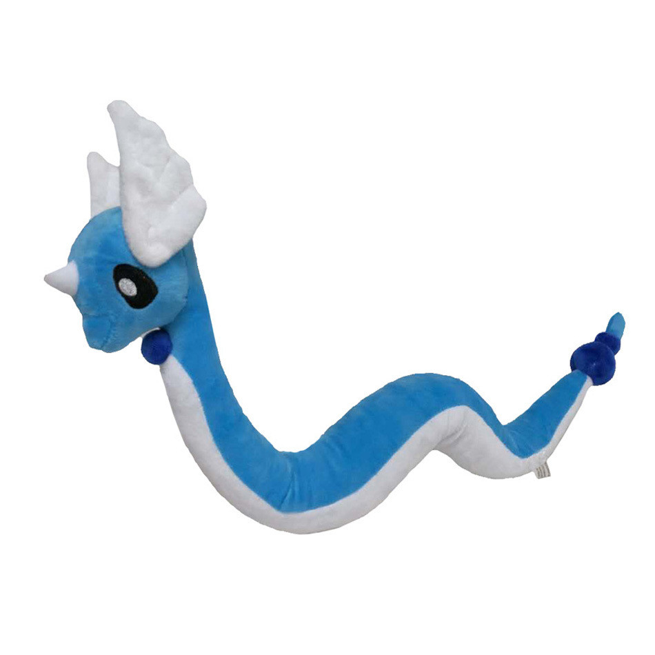 Pokemon Go Dragonair Blue Snake Cosplay Plush Anime 27 inches 70cm