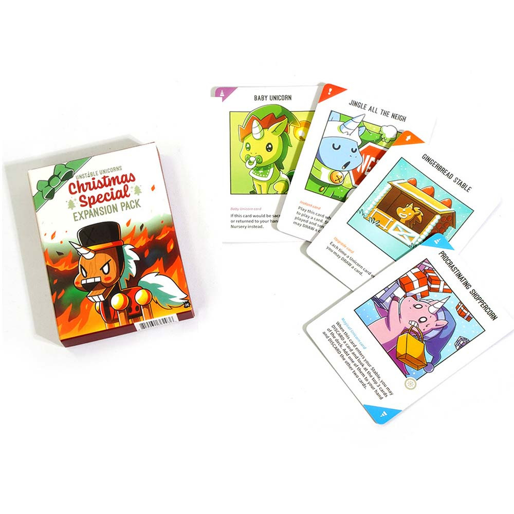 Unstable Unicorns Christmas Expansion Pack Card Game