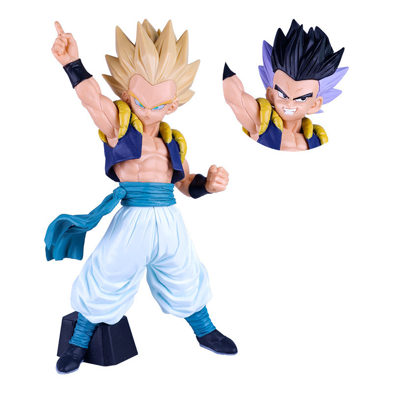 Gotenks From Dragon Ball Z Face Changeable Figure Statue