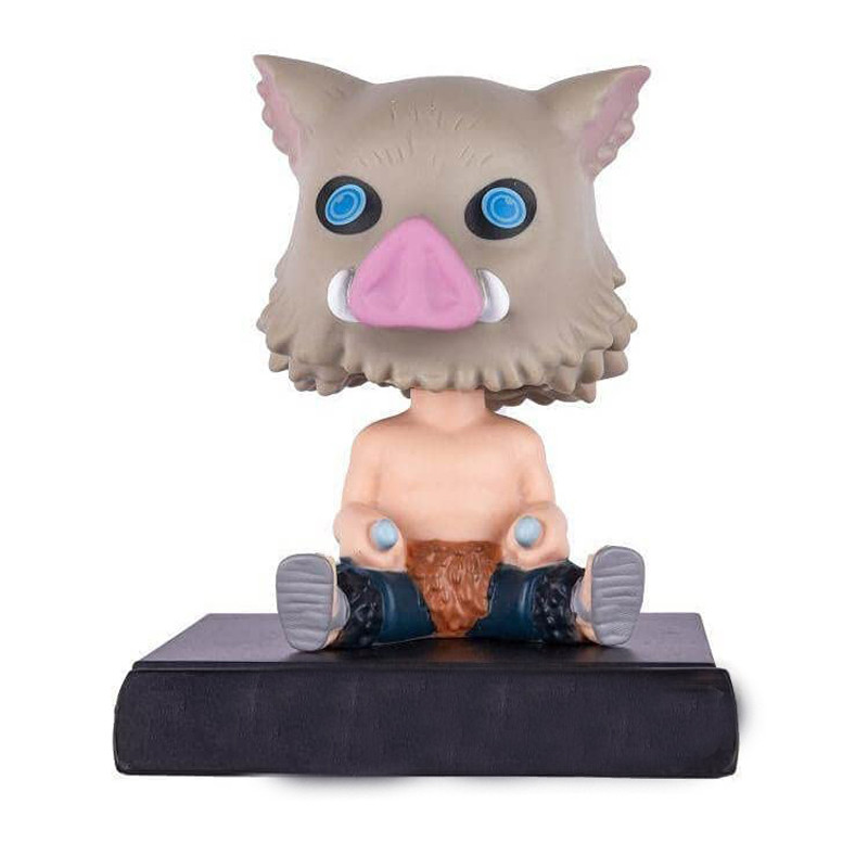 Demon Slayer Inosuke Hashibira Shaking Head Figure Car Decoration Accessories