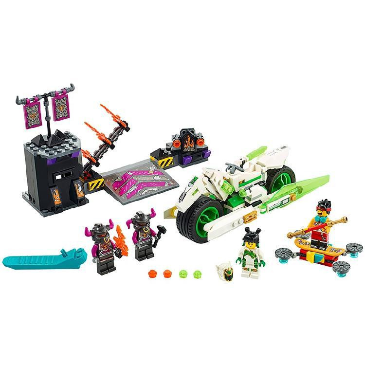 Monkie Kid White Dragon Horse Bike 80006 Brick Building Kit