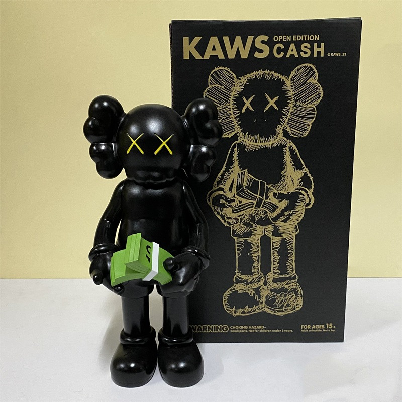 KAWS Cash Open Edition Vinyl Figure 30cm 11.81inches Black