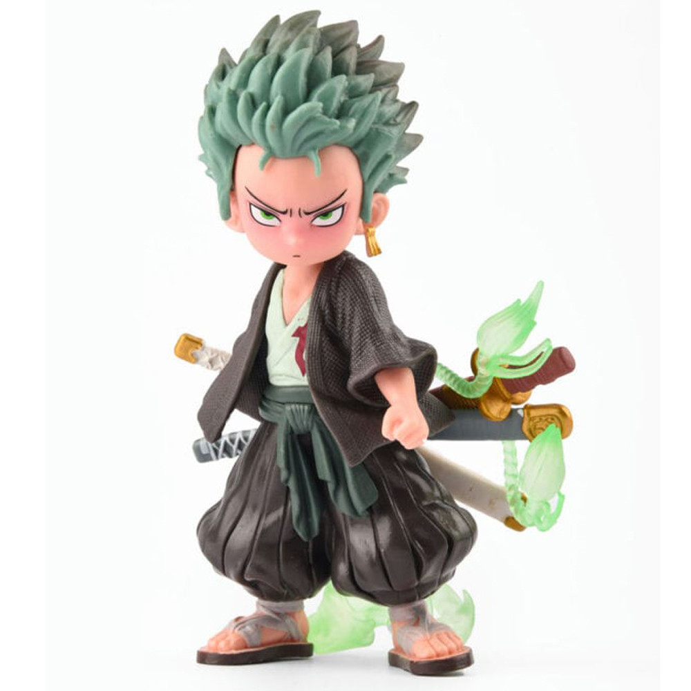 One Piece Roronoa Zoro Q Version Figure Statue 13cm 5.1inches