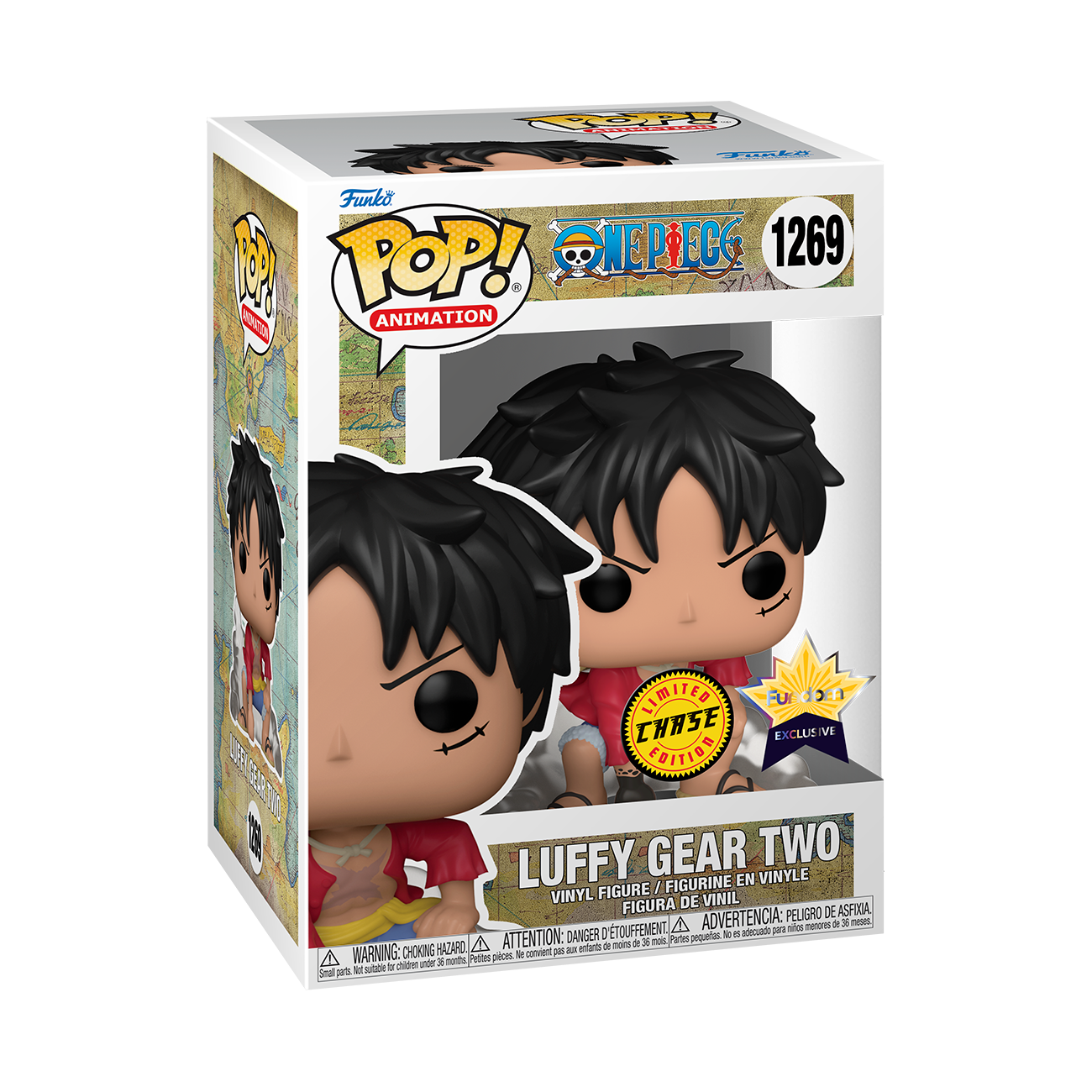 Funko Pop Monkey D. Luffy Gear Two #1269 Vinyl Figure