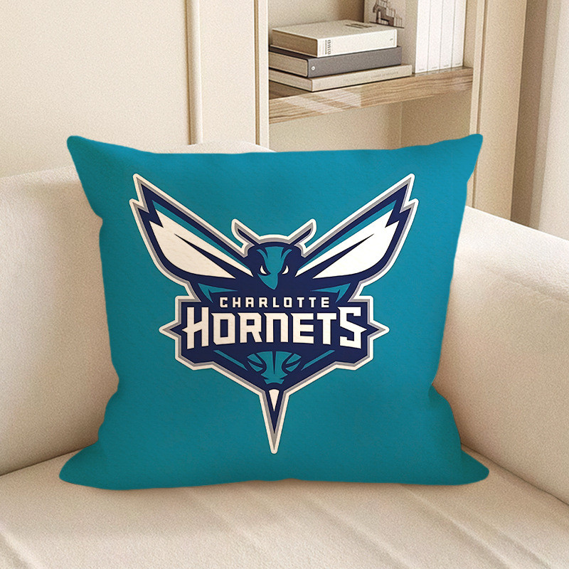 Charlotte Hornets NBA Team Logo Soft Stuffed Plush Pillow Multiple Sizes
