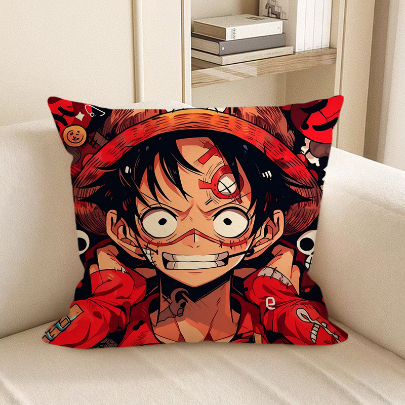 One Piece Luffy Anime Soft Stuffed Plush Pillow Multiple Sizes