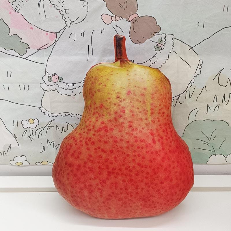 Realistic Fruit Plush Pillow 50cm 19.68 inches Pear