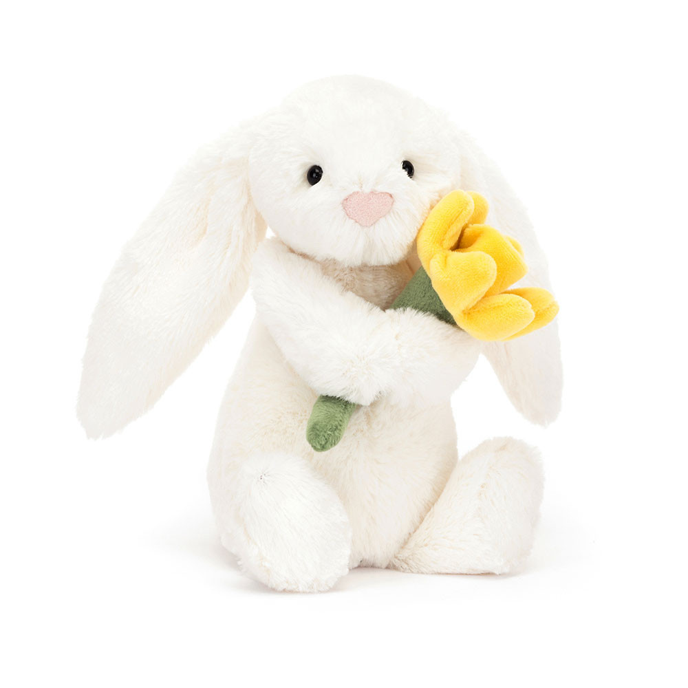 Jellycat Bashful Daffodil Bunny Soft Stuffed Plush 18cm 7.08inches
