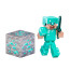 Minecraft Series 2 Steve with Diamond Armor Action Figure Overworld