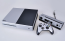 Xbox One Carbon Fiber Silver Black Vinyl Decal Skin for Console, Controller, Kinect