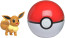 Pokemon Clip N Go Eevee & Poke Ball Toy