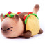 Mee Meows Taco Cat Soft Stuffed Plush 20cm 7.8inches