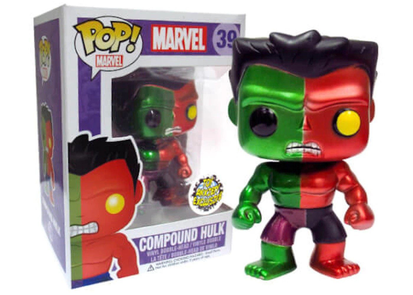 Funko Pop Compound Hulk Metallic #39 Vinyl Figure