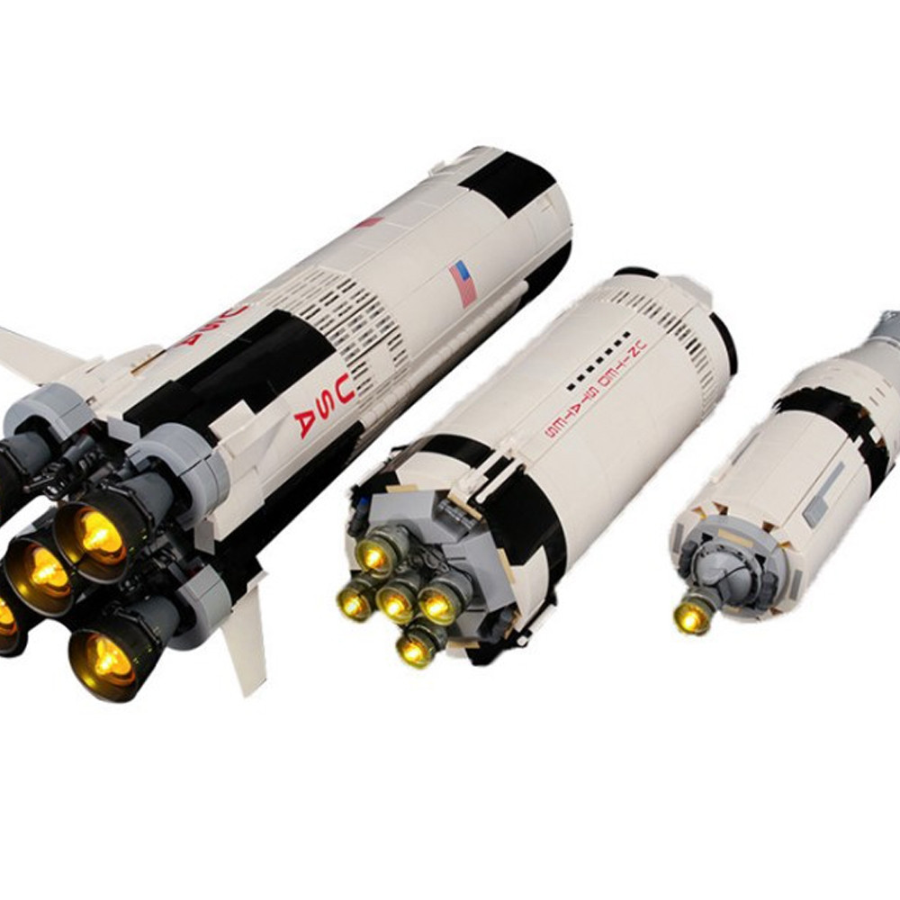 NASA Apollo Saturn V 21309 92176 LED Light Lighting Kit