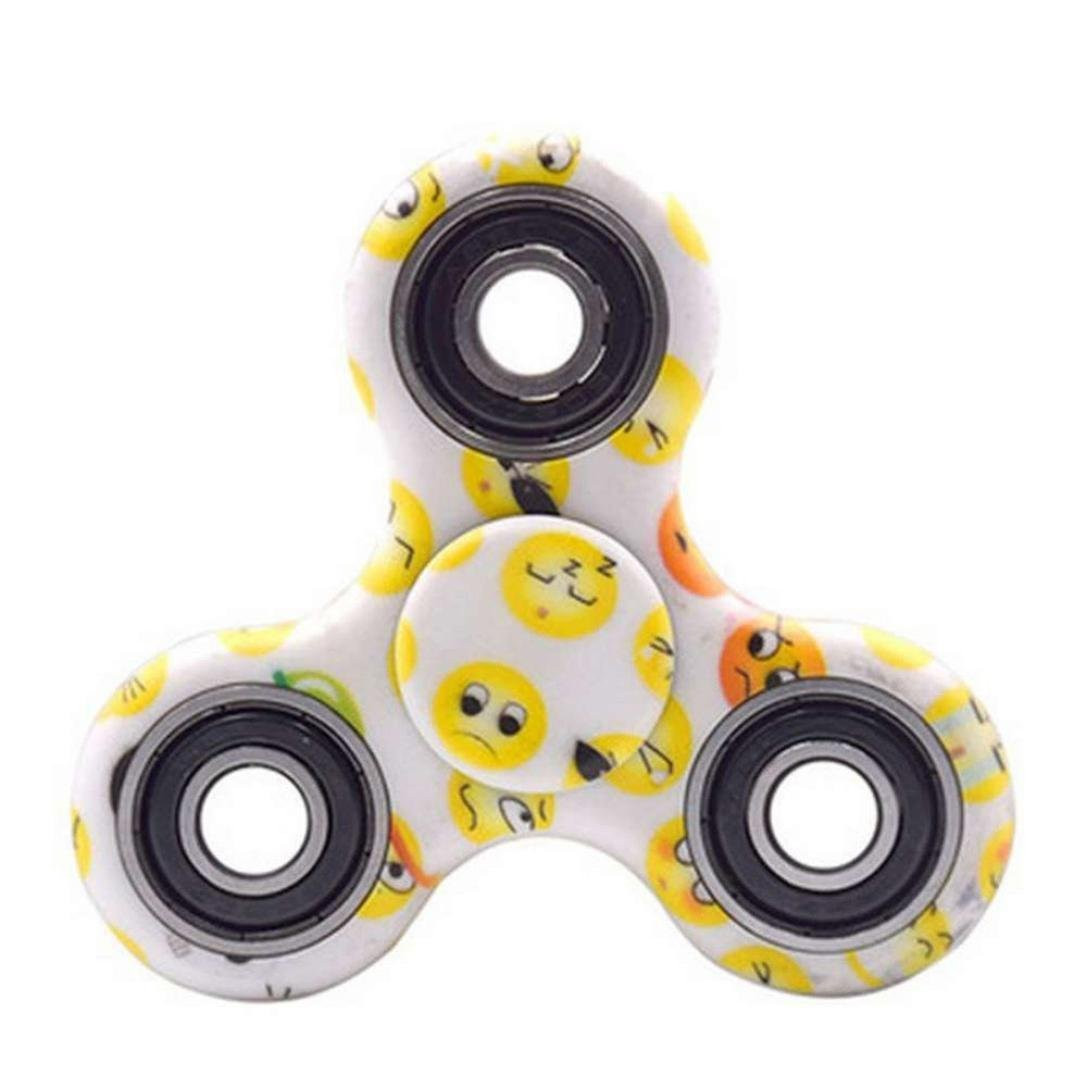 Livoty Fidget Spinner Triangle Single Finger Emoticon