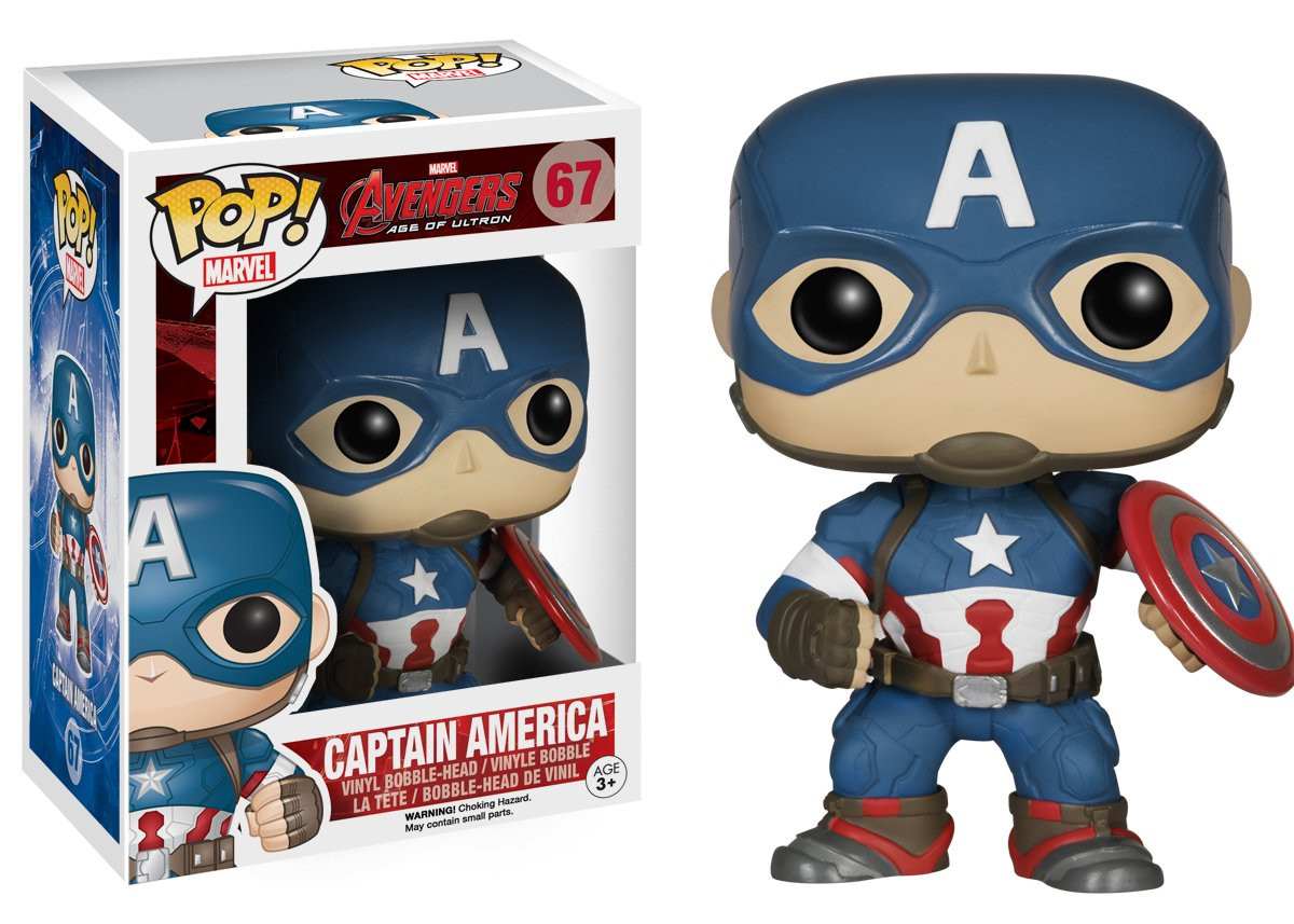 Avengers Age of Ultron Funko POP! Marvel Captain America Vinyl Figure #67