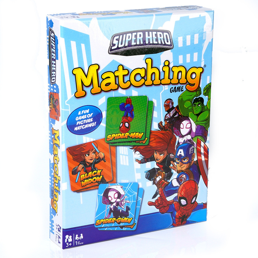 Matching Game Super Hero Card Game