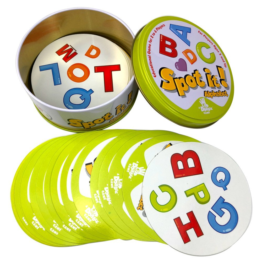 Spot It Alphabet Party Game