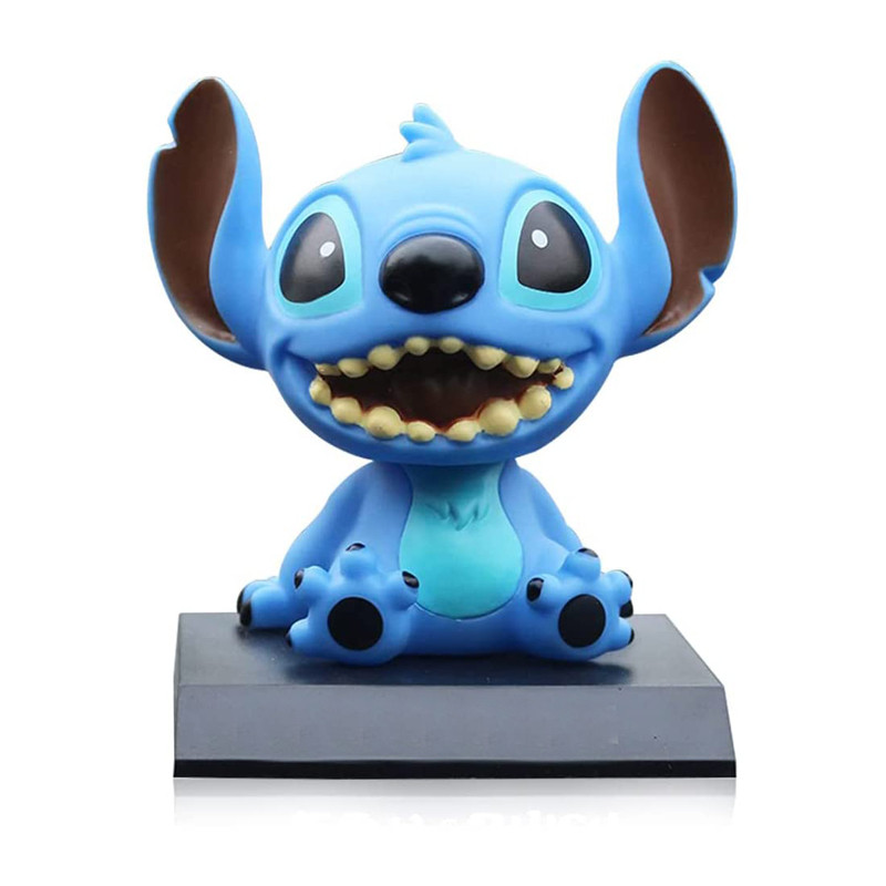 Stitch Laughing Shaking Head Figure Car Decoration Accessories