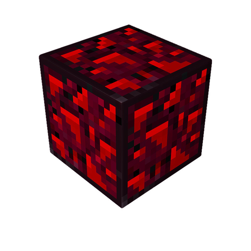 Minecraft Magnetic Glowing Obsidian Blocks Kit Toy 3 Pcs Set