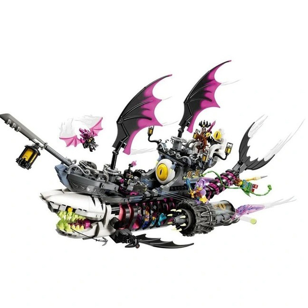 Dreamzzz Nightmare Shark Ship 71469 Brick Building Kit