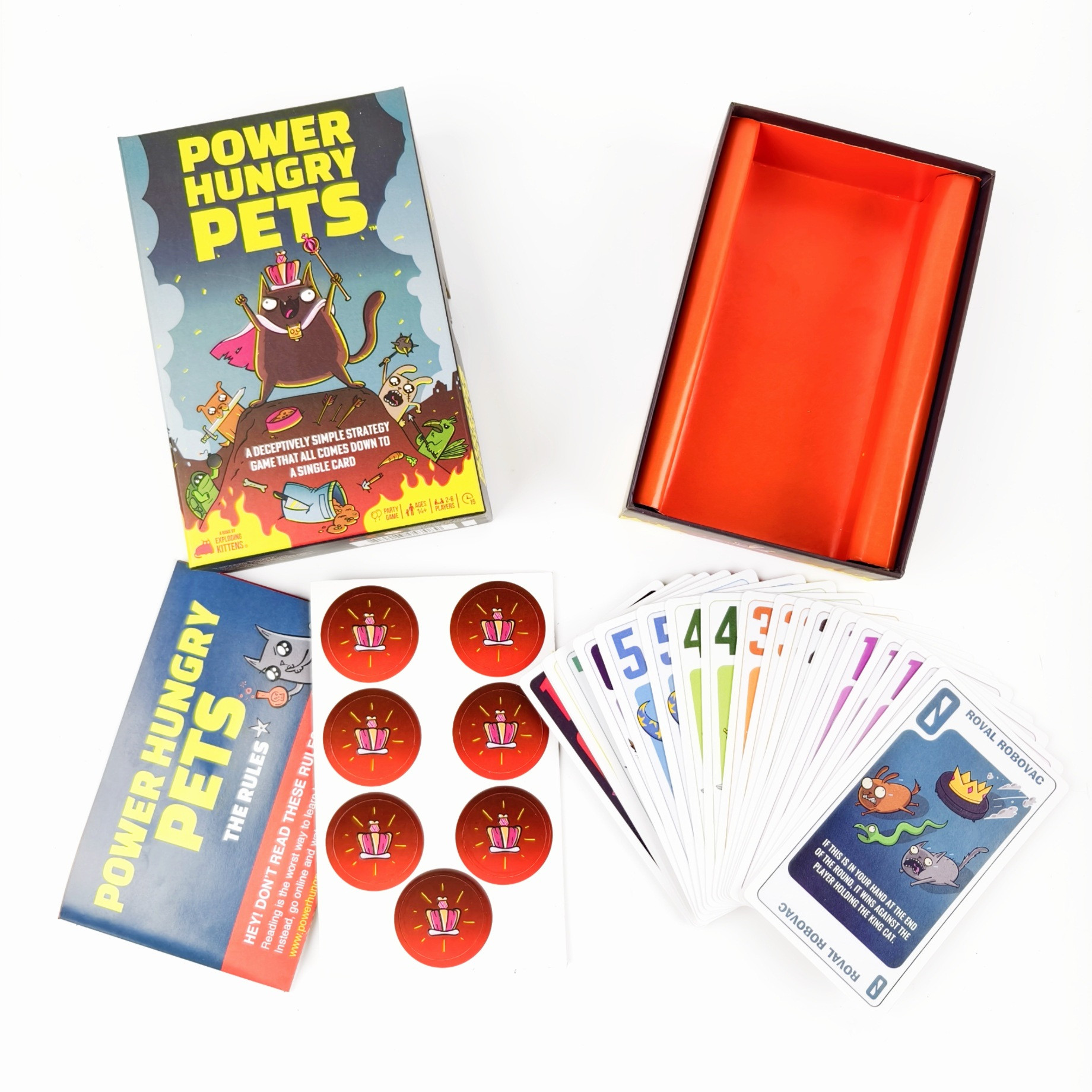 Power Hungry Pets Family Board Game